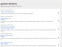 Tablet Screenshot of ganhardinheironete.blogspot.com