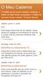 Mobile Screenshot of omeucaderno.blogspot.com
