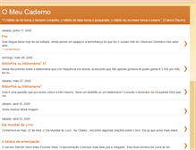 Tablet Screenshot of omeucaderno.blogspot.com