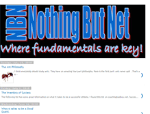 Tablet Screenshot of nothingbutnetbball.blogspot.com
