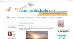 Desktop Screenshot of listentothebirdssing.blogspot.com