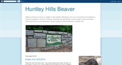 Desktop Screenshot of huntleyhillsbeaver.blogspot.com