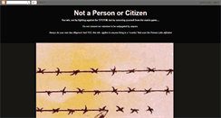 Desktop Screenshot of notapersonorcitizen.blogspot.com