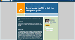 Desktop Screenshot of becomegraffitiartist.blogspot.com