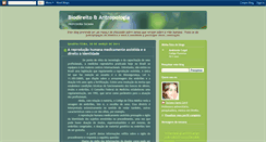 Desktop Screenshot of biodireitoeantropologia.blogspot.com