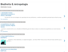 Tablet Screenshot of biodireitoeantropologia.blogspot.com