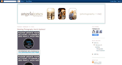 Desktop Screenshot of angelajonesphotography.blogspot.com