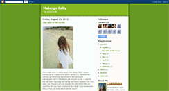 Desktop Screenshot of malangababy.blogspot.com