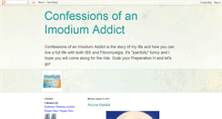 Desktop Screenshot of confessionsofanimodiumaddict.blogspot.com