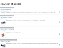 Tablet Screenshot of districtfootwear.blogspot.com
