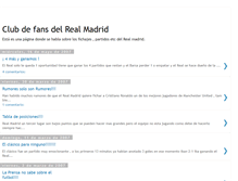 Tablet Screenshot of fanrealmadrid.blogspot.com