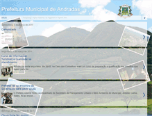 Tablet Screenshot of prefeituramunicipaldeandradas.blogspot.com