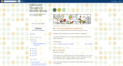 Desktop Screenshot of michellejoklomp.blogspot.com