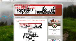 Desktop Screenshot of englishfootballpost.blogspot.com