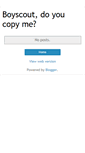 Mobile Screenshot of boyscout.blogspot.com