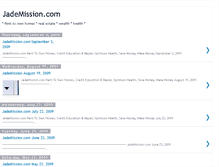 Tablet Screenshot of jademission.blogspot.com