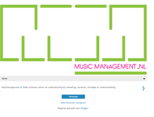 Tablet Screenshot of musicmanagementnl.blogspot.com