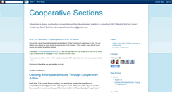 Desktop Screenshot of cooperativesections.blogspot.com