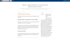 Desktop Screenshot of free-insurance-coverage-explanations.blogspot.com