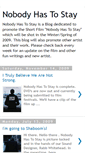 Mobile Screenshot of nobodyhastostayfilm.blogspot.com