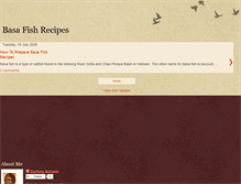 Tablet Screenshot of basafishrecipes.blogspot.com