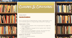 Desktop Screenshot of clashesandcollisions.blogspot.com