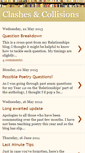 Mobile Screenshot of clashesandcollisions.blogspot.com