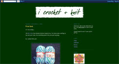 Desktop Screenshot of icrochetknit.blogspot.com