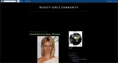 Desktop Screenshot of beautygirlscommunity.blogspot.com
