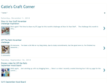 Tablet Screenshot of catiescraftcorner.blogspot.com