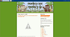 Desktop Screenshot of monkeyseemonkeydocreations.blogspot.com