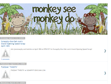 Tablet Screenshot of monkeyseemonkeydocreations.blogspot.com