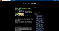 Desktop Screenshot of bangkokpackage.blogspot.com