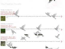 Tablet Screenshot of featherfanatic.blogspot.com