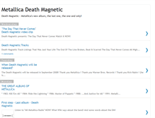 Tablet Screenshot of death-magnetic.blogspot.com