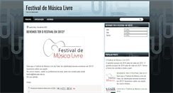 Desktop Screenshot of festivaldemusicalivre.blogspot.com