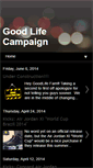 Mobile Screenshot of goodlifecampaign-glc.blogspot.com