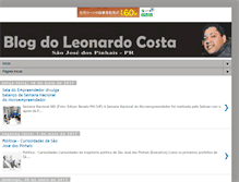 Tablet Screenshot of blogdoleonardocosta.blogspot.com