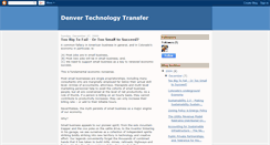 Desktop Screenshot of denvertechnologytransfer.blogspot.com