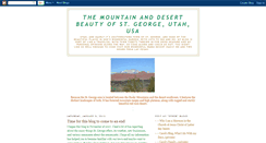 Desktop Screenshot of beautyofstgeorge.blogspot.com