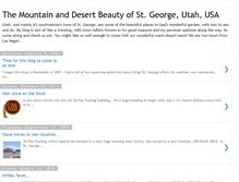 Tablet Screenshot of beautyofstgeorge.blogspot.com