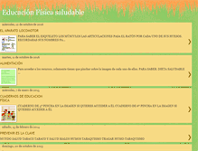 Tablet Screenshot of edufisicasaludable.blogspot.com