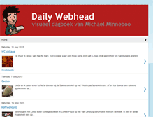 Tablet Screenshot of dailywebhead.blogspot.com