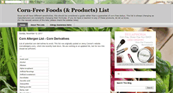 Desktop Screenshot of corn-freefoods.blogspot.com