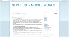 Desktop Screenshot of newtechmobileworld.blogspot.com