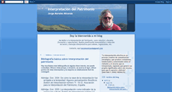 Desktop Screenshot of interpretacionpatrimonio.blogspot.com