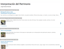 Tablet Screenshot of interpretacionpatrimonio.blogspot.com