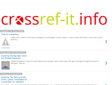 Tablet Screenshot of crossref-it.blogspot.com