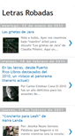 Mobile Screenshot of letrasrobadaspr.blogspot.com
