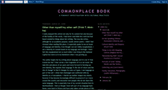 Desktop Screenshot of commonplacebook-chants.blogspot.com